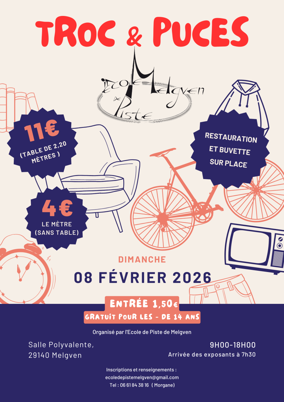 Troc & Puces de l'Association - 8 février 2026