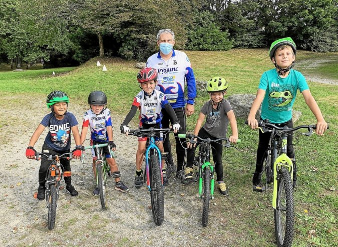 Télégramme : Les jeunes découvrent le vélo avec l’AC Trégunc